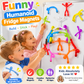 🧲🧸 Posable magnetic figures – hold notes, relieve stress, brighten any space!