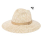 🌞👒 Skládací dámský pletený sluneční klobouk – Elegantní fedora styl s UV ochranou