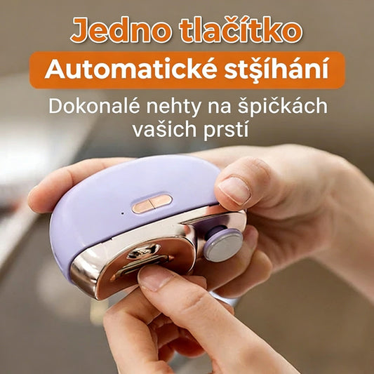 🔥3 v 1 Automatický elektrický zastřihávač nehtů s leštěním【Bezpečný a pohodlný】