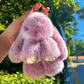 🐰 Ručně vyráběné měkké zaječí bambulkové ozdoby