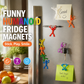 🧲🧸 Posable magnetic figures – hold notes, relieve stress, brighten any space!