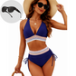 👙 Bikiny s Vysokým Pasem – Retro & Tvarující | Tropické Vzory 🌺✨🏖️
