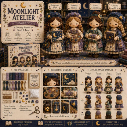 🎁Horký prodej - 49% SLEVA🧵Kolekce Tiny Worlds – Série šicích sad na patchwork