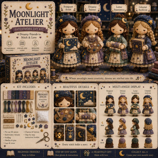 🎁Horký prodej - 49% SLEVA🧵Kolekce Tiny Worlds – Série šicích sad na patchwork
