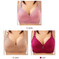 🎉 ČASOVĚ OMEZENÁ NABÍDKA 50% SLEVA! 💕 Pohodlná podprsenka bez drátků pro větší velikosti – bezešvá nylon-spandex, proti prověšení a prodyšná 👙