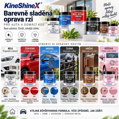 🔧 Snadná oprava zrezivělých kovů – Antikorozní krém na automobily a domácí předměty