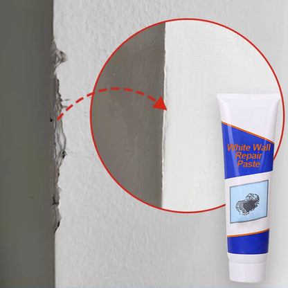 🏠 Instantly Repair Damaged Walls & Tiles Without Expensive Renovation  Fast-Drying White Wall Repair Paste for Cracks, Holes & Stains
