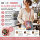RFID Crossbody Telefoontasje met Touchscreenvenster en Meerdere Vakken