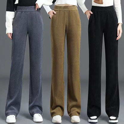 🔥👖Dámské univerzální jednoduché elastické kalhoty s širokým pasem