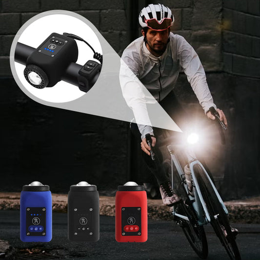 🔥Vodotěsné cyklistické světlo pro venkovní použití s houkačkou