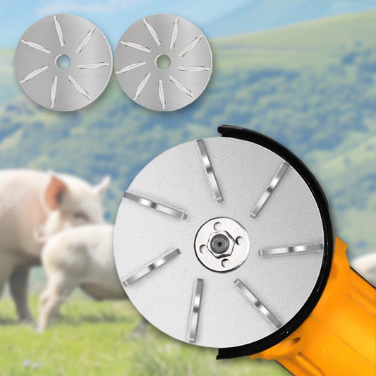 🐄 ČASOVĚ OMEZENÁ 50% SLEVA! ✨ Nástroj na odstraňování chlupů u zvířat – Nerezová ocel kompatibilní s úhlovou bruskou Pro hospodářská zvířata 🔧