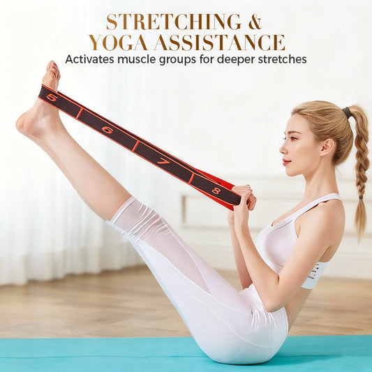 Fitness odporová guma pro strečink a jógu