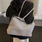 Minimalistische Suède-Look Shopper
