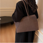 Minimalistische Suède-Look Shopper
