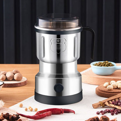 ⚙️ 50% SLEVA! ⚡Multifunkční elektrický mlýnek – 300 W, výkonný a kompaktní do vaší kuchyně! ☕🌰✨