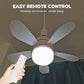 🔥 Poslední den! Sleva 50%🌬️ 2v1 stropní ventilátor s LED osvětlením a dálkovým ovládáním 🏠