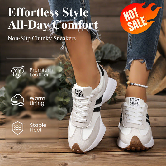👟 Odolné dámské tenisky — protiskluzový design, pohodlné odpružení, efekt zvýšení výšky