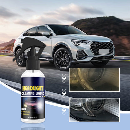 Čistič a restaurovací prostředek na automobilové světlomety