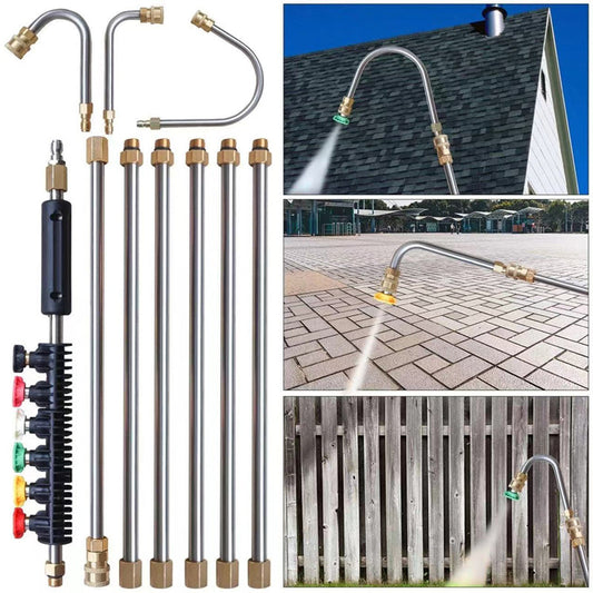 🧺🚿 Sada prodlužovací tyče pro vysokotlaký čistič 4000PSI