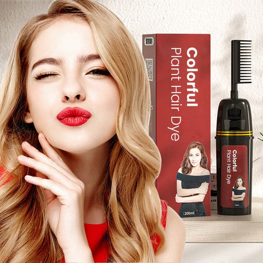 💇‍♀️ Rostlinná barva na vlasy – bez amoniaku, s aplikátorem a v přírodních odstínech ✨