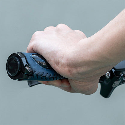🚴 🖐️ Ergonomické rukojeti řídítek s opěrkou dlaní – křídlový design, dvojité zamykání a tlumící TPR ✨