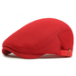 🧢 ČASOVĚ OMEZENÁ AKCE 50% SLEVA! 🍂 Prodyšná plochá čepice s nastavitelným páskem – síťovaná tkanina, klasický styl ivy cap 🍁