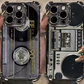 Pouzdro na telefon ve stylu retro kazetové pásky a rádia