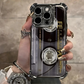 Pouzdro na telefon ve stylu retro kazetové pásky a rádia
