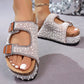 👡 50% SLEVA! ✨ Třpytivé pantofle na léto – Ergonomická stélka zářivý lesk a perfektní na elegantní dny na pláži nebo party noci 💃