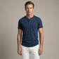 👕 50% SLEVA TEĎ! 🌊 Pánské volné tričko Henley – Prodyšná bavlna 3knoflíková léga a perfektní na práci pláž nebo víkend 🏢➡️🏖️