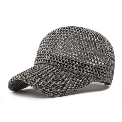 🧢 50% SLEVA TEĎ! 🔥 Unisex prodyšná síťovaná baseballová čepice – Nastavitelný pásek odvod potu a perfektní na sport turistiku i každodenní nošení ☀️