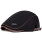 🧢 DOČASNÁ 50% SLEVA! 🍂 Pánská pletená teplá čepice newsboy – Prémiový úplet nastavitelný střih PU kšilt a nadčasový styl ✨