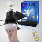 🔥40W LED stropní ventilátor s osvětlením – extrémně tichý, s dálkovým ovládáním 🎯