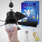 🔥40W LED stropní ventilátor s osvětlením – extrémně tichý, s dálkovým ovládáním 🎯