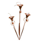 Calla Lily Garden Stake with Bell Chimes