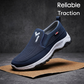 Men's Breathable Slip-On Walking Shoes - Lightweight & Non-Slip
