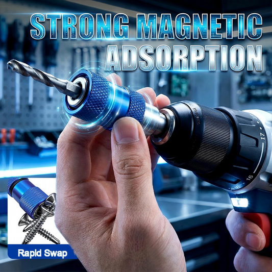 🔩 50% SLEVA PRÁVĚ TEĎ! Magnetický adaptér na vrtací nástavce ✅ Rychloupínací zámek a pevné uchycení | Rychlá jednoruční manipulace ⚙️