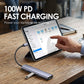 Přenosný 5-v-1 USB-C hub s 4K HDMI výstupem