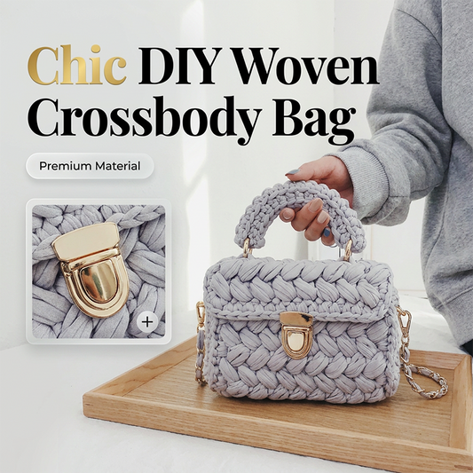 Kompletní DIY sada na háčkování tašky