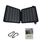 ⏳Begrenzte Zeit 50% Rabatt💥Faltbares Solarpanel 10W – monokristallin, 22% Wirkungsgrad, USB-A & USB-C, 360g – ideal für Camping, Wandern & Reisen☀️