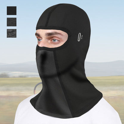 Větruodolný kryt na celoobličejovou masku pro venkovní sporty