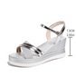 Zvyšte svou výšku s grácií – klínové sandály s třpytivými pásky. Na dobírku! ✨