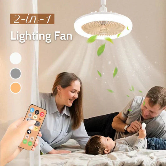 💡 NYNÍ 50% SLEVA! ✨ LED stropní ventilátor s dálkovým ovládáním – Tichý chod 3 světelné režimy úsporný 🌀