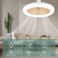 💡 NYNÍ 50% SLEVA! ✨ LED stropní ventilátor s dálkovým ovládáním – Tichý chod 3 světelné režimy úsporný 🌀