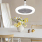 💡 NYNÍ 50% SLEVA! ✨ LED stropní ventilátor s dálkovým ovládáním – Tichý chod 3 světelné režimy úsporný 🌀