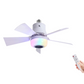 🌈Inteligentní stropní ventilátor s osvětlením, RGB a Bluetooth reproduktorem
