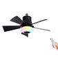 🌈Inteligentní stropní ventilátor s osvětlením, RGB a Bluetooth reproduktorem
