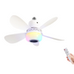 🌈Inteligentní stropní ventilátor s osvětlením, RGB a Bluetooth reproduktorem