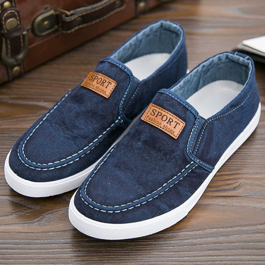 Pánské ležérní slip-on plátěné boty