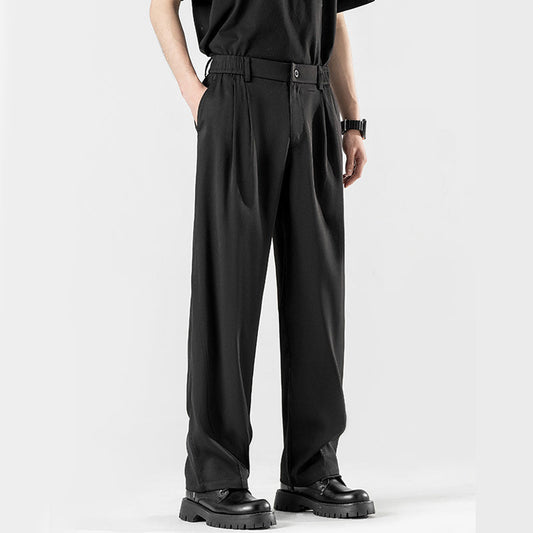 Men's Casual Iron-Free Ice Silk Loose Fit Pants